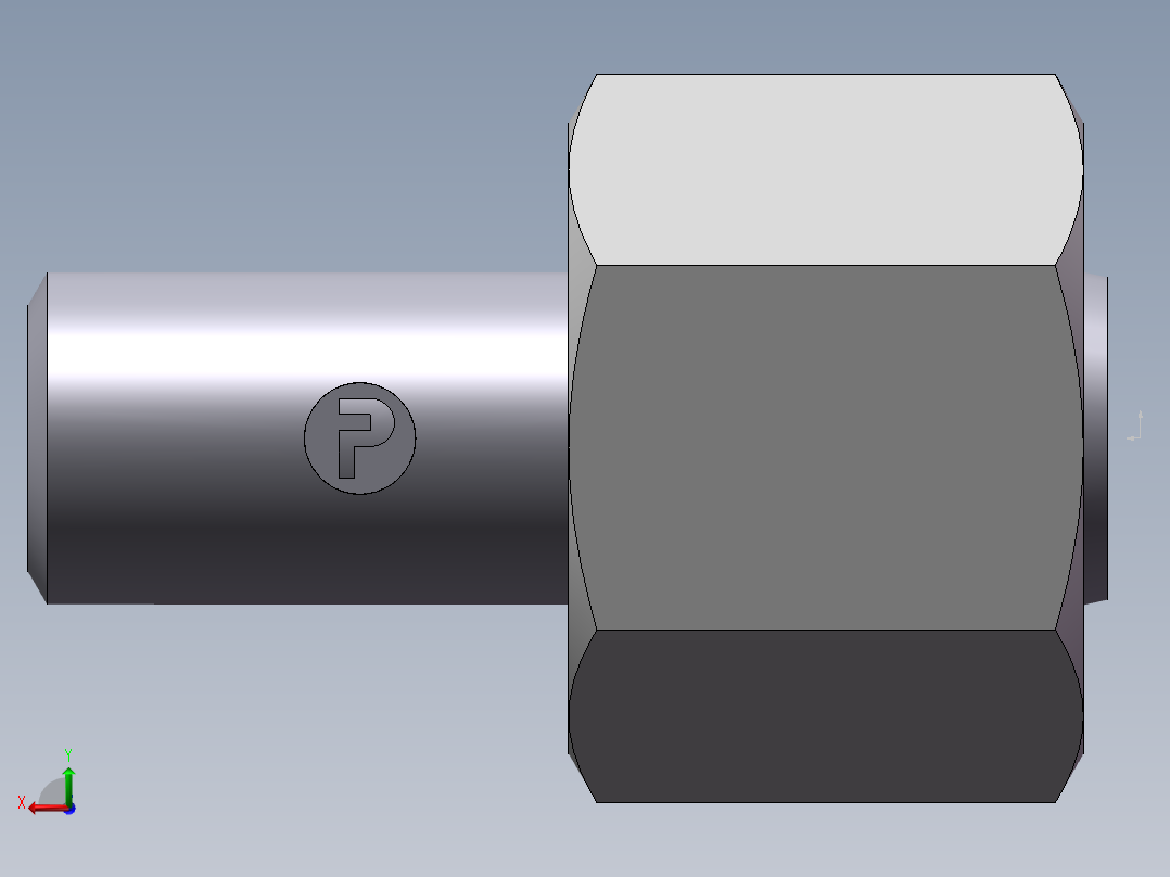 90度焊接接头、SKA10X2-后视图