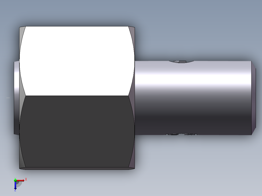 90度焊接接头、SKA10X2-俯视图