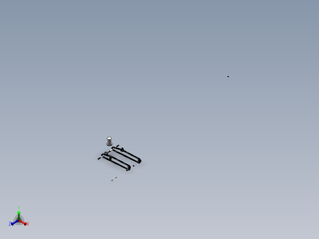 AGV小车、AGV(33)正等轴测图