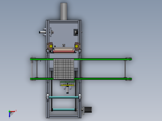 马赛克贴纸涂胶机设计 133596俯视缩略图