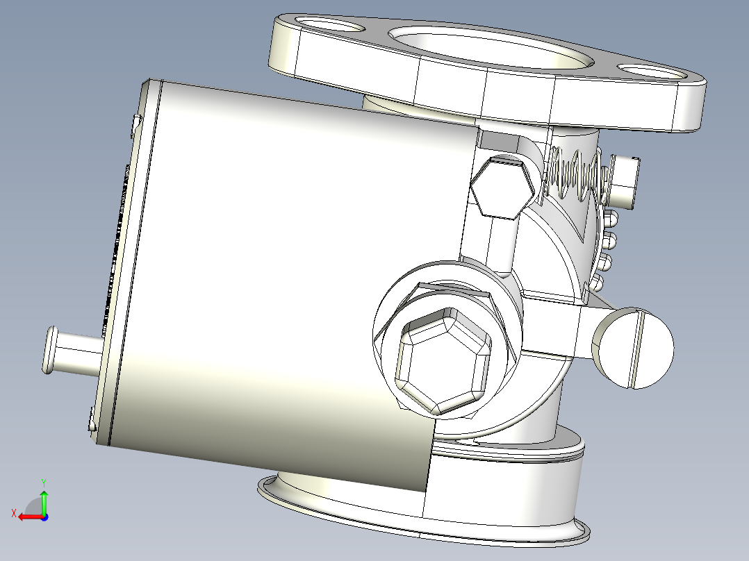 EDHH化油器后视图