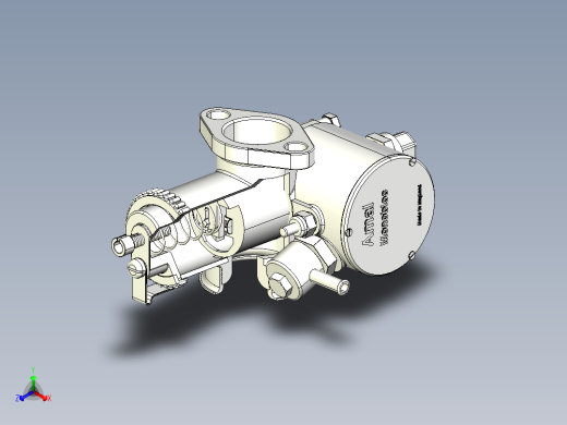 EDHH化油器正等轴测缩略图
