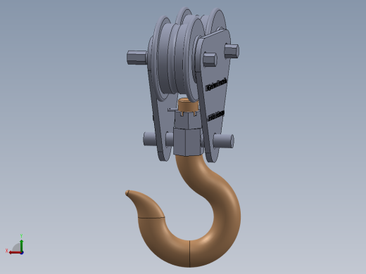 起重机吊钩后视缩略图