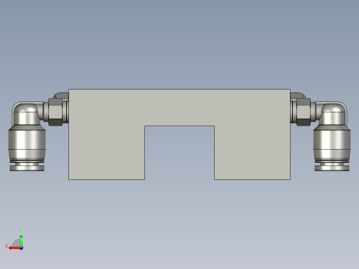 HKS25B气压常闭-不带刹车型-本体38宽-B-A-B-3后视缩略图
