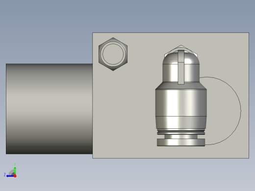 HKS25B气压常闭-不带刹车型-本体38宽-B-A-B-3右视缩略图