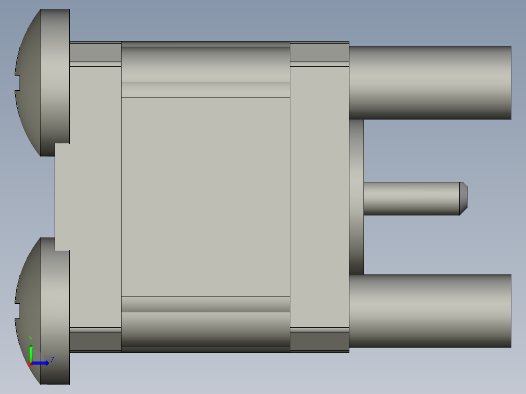 XR-Szlzp-雷赛42HS02左视图
