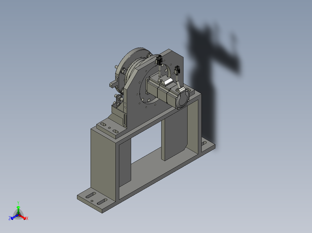 0300翻转机构装配-ZJYT001-ts1主视图