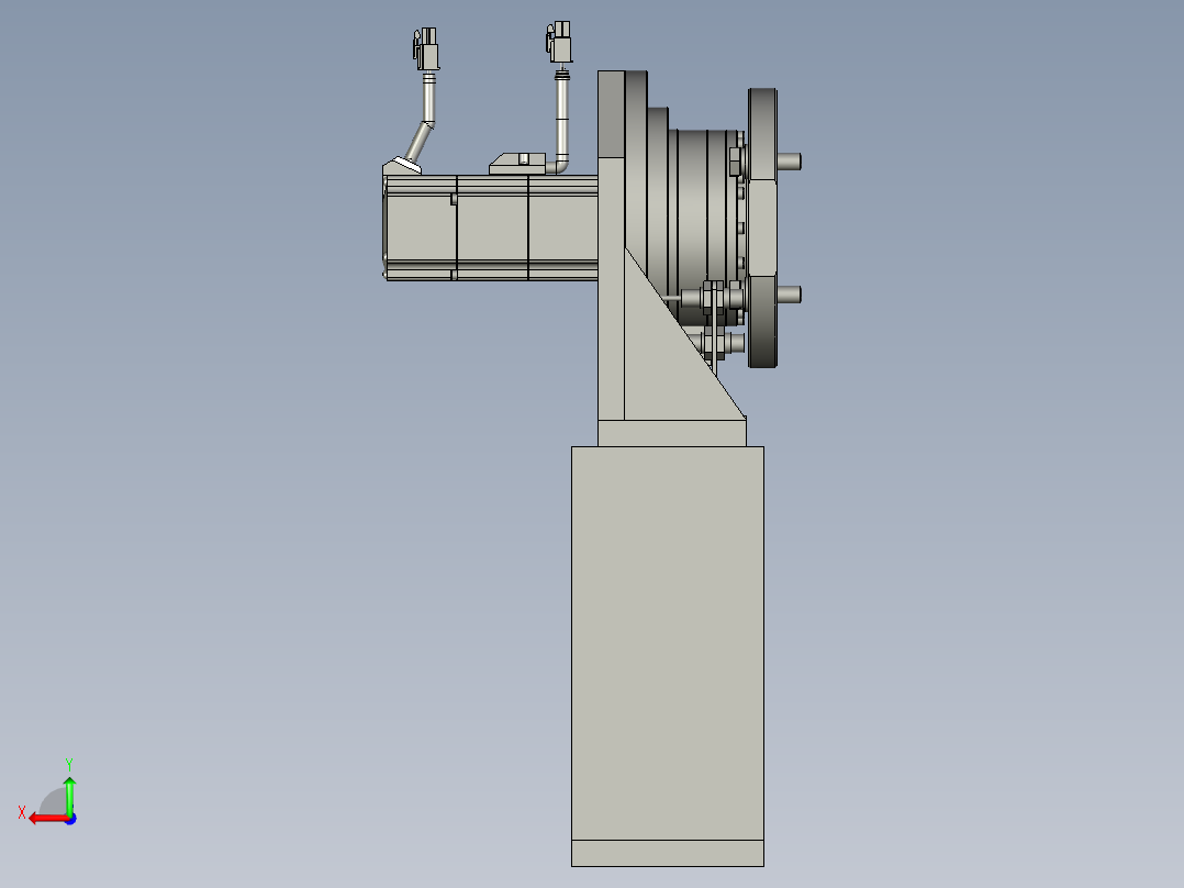0300翻转机构装配-ZJYT001-ts1后视图