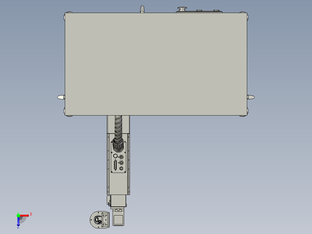 自动锁螺丝的多关节机器人俯视图