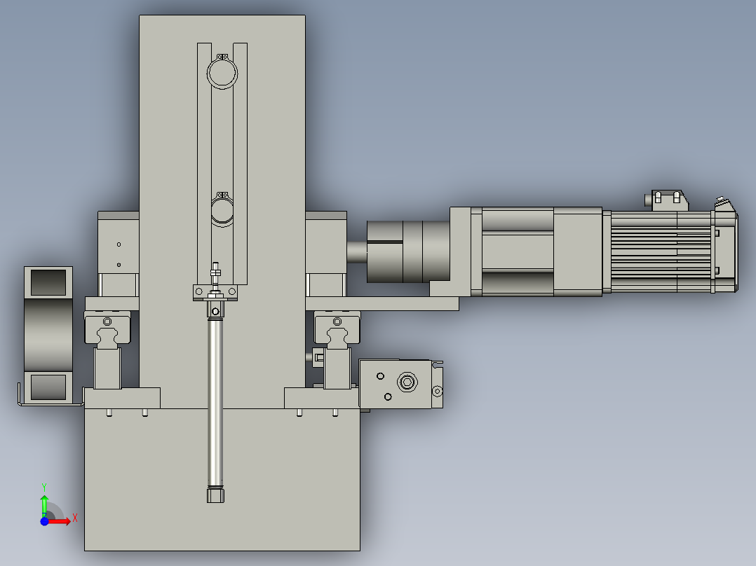 翻转装配前视图