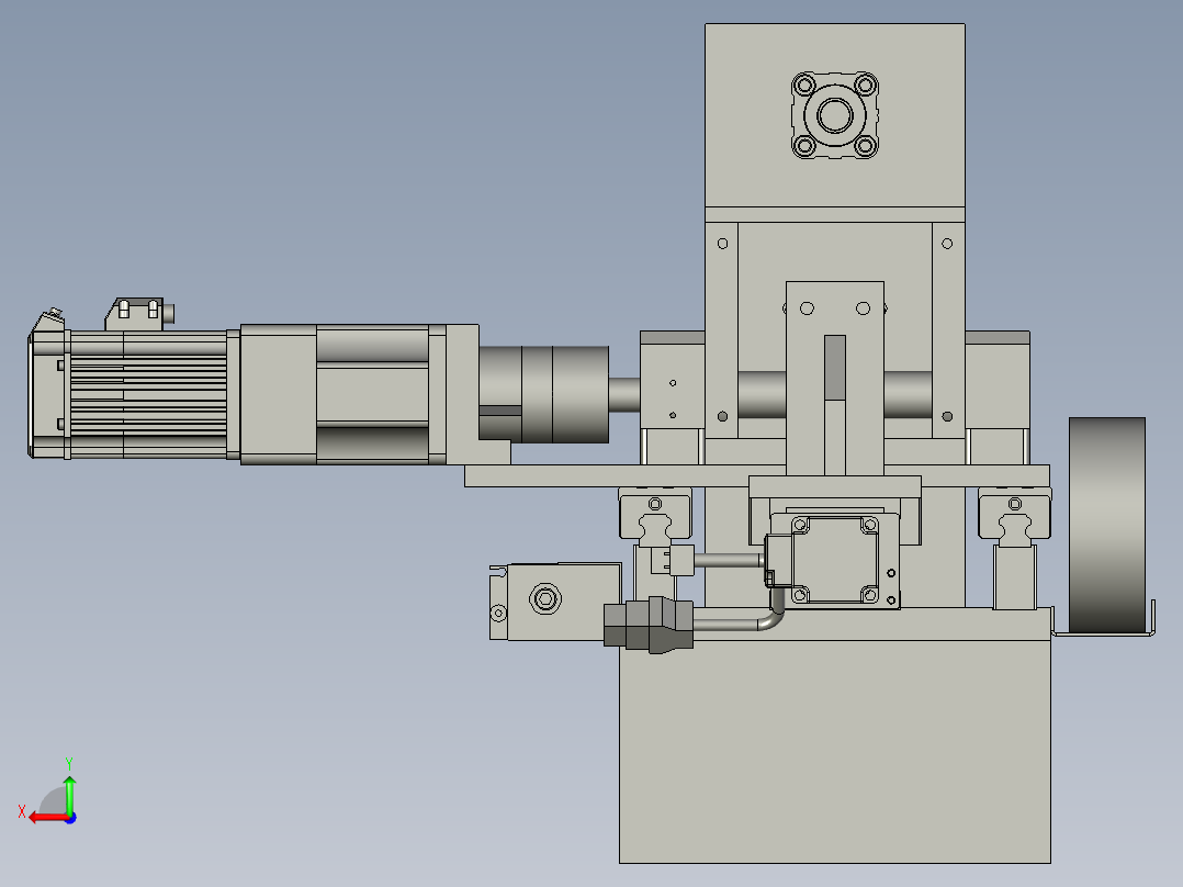 翻转装配后视图