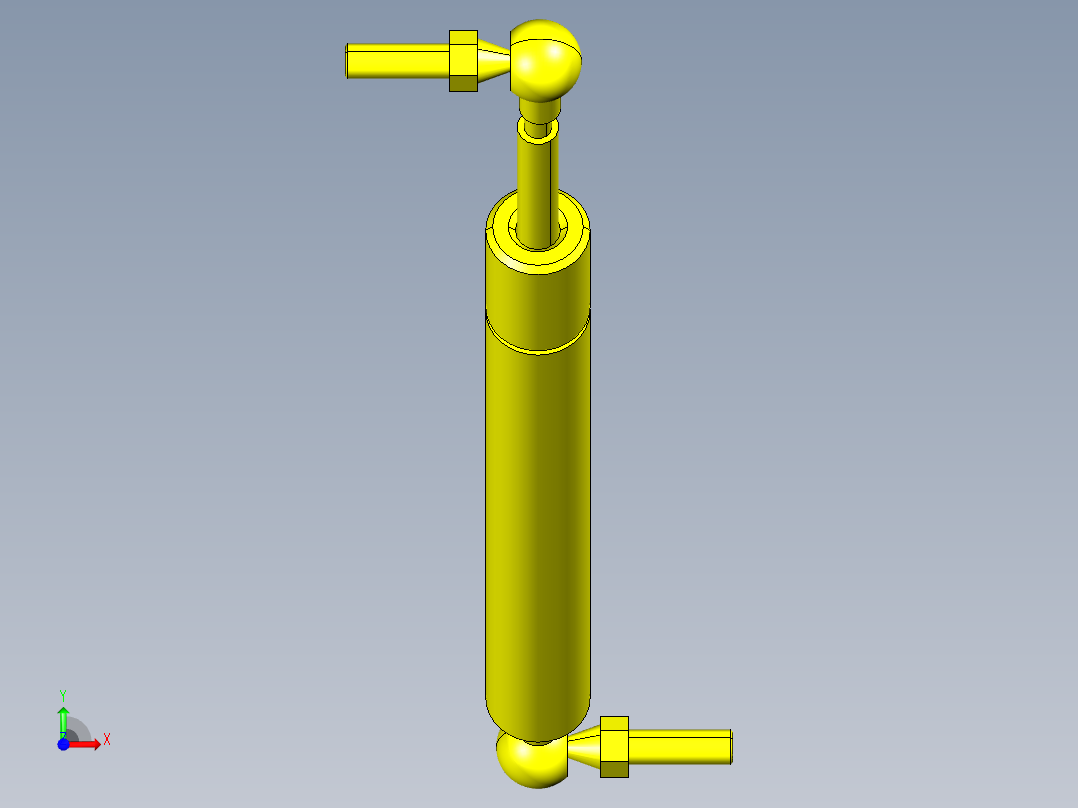 200-250mm-气缸-可编辑前视图