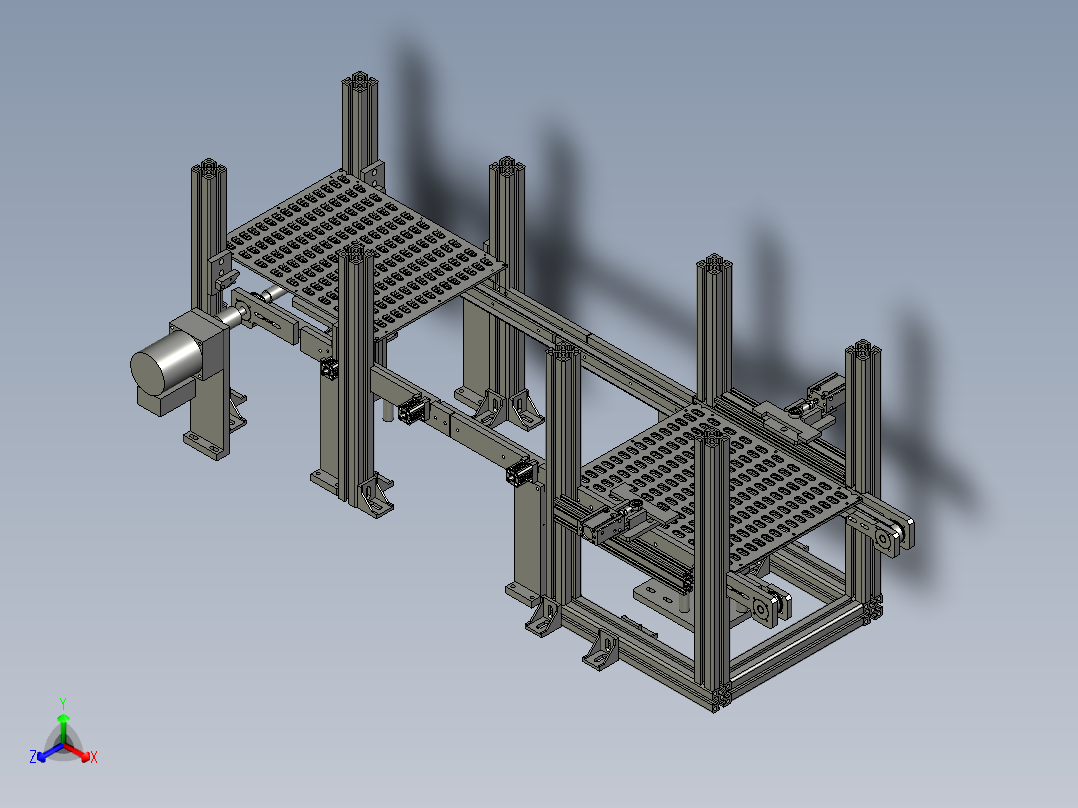 装盘部分正等轴测图