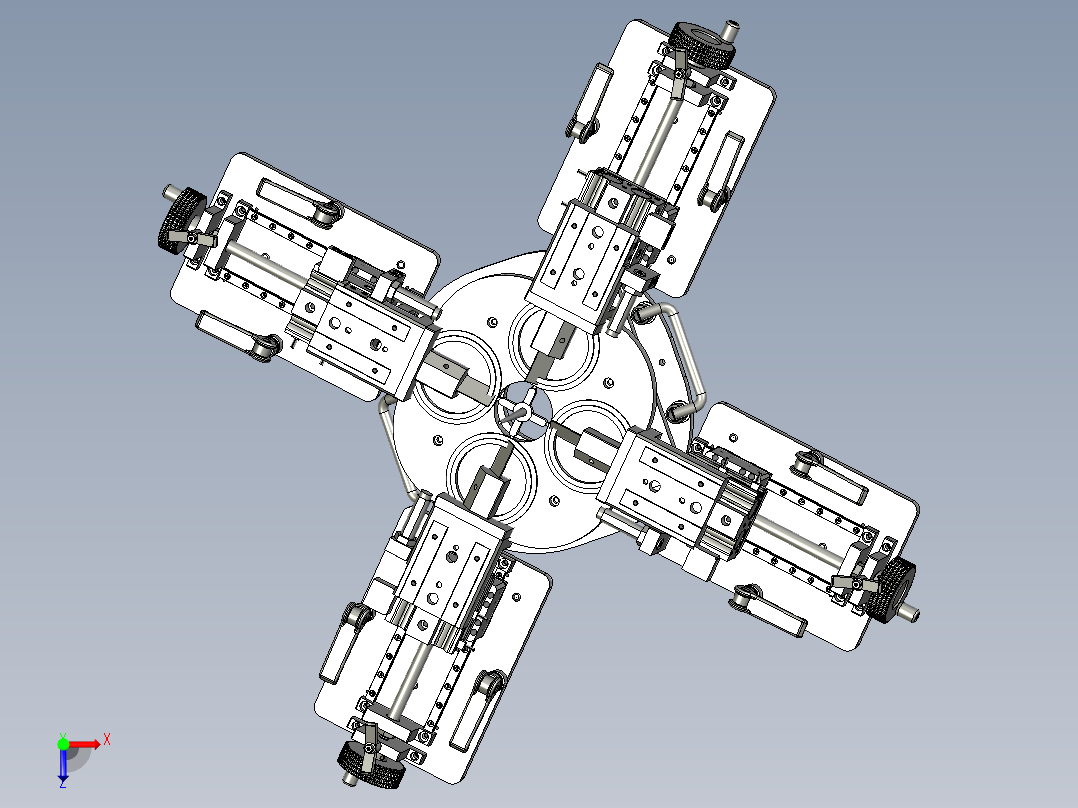 四环45最大环切割俯视图