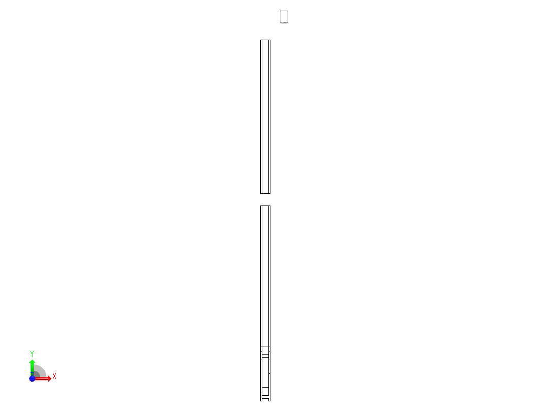 轨道运输导绳装置前视图