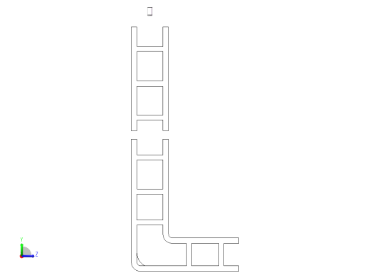 轨道运输导绳装置左视缩略图