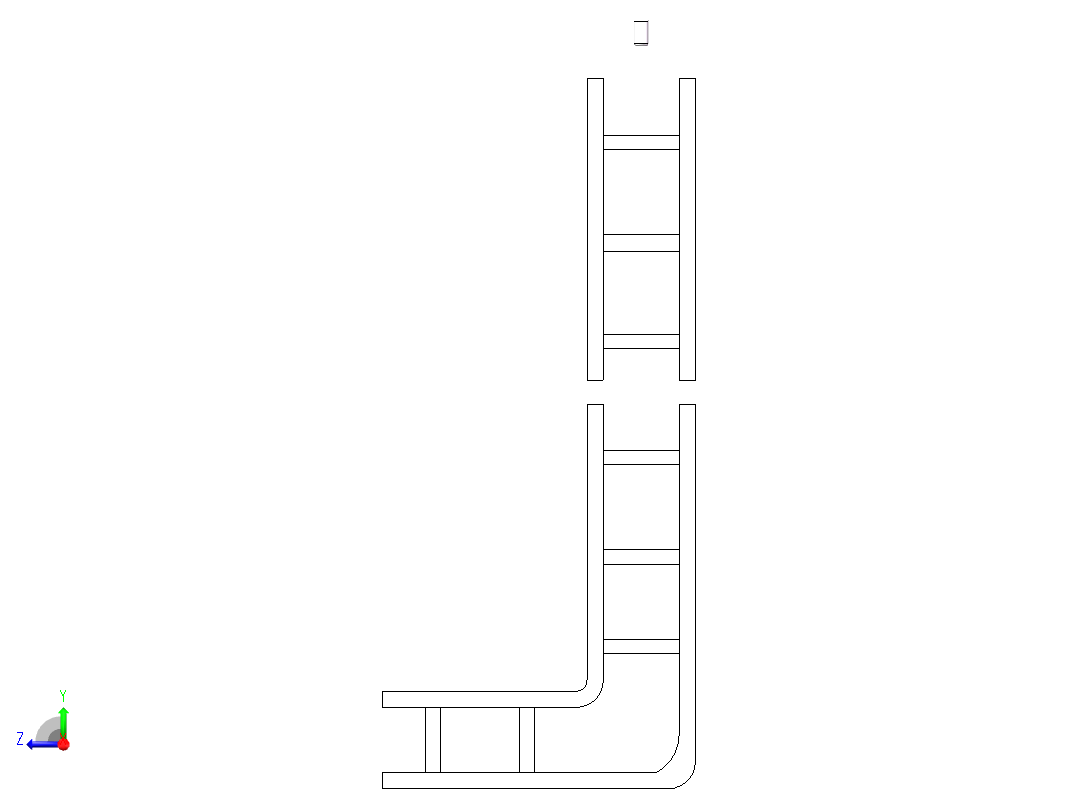 轨道运输导绳装置右视图