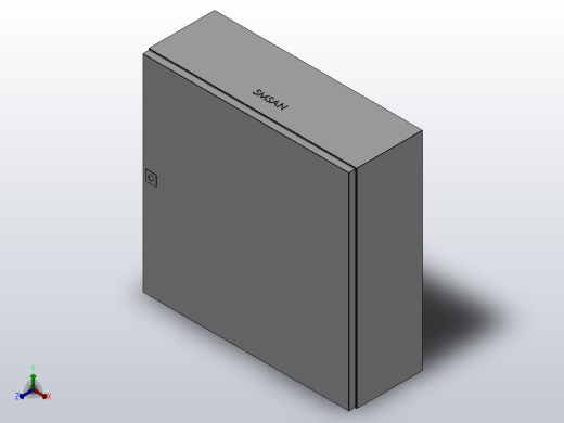 GB立式控制箱系列[GB606021002]正等轴测缩略图