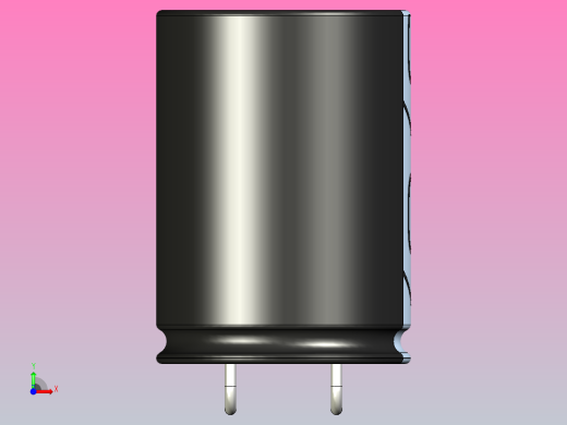 电容器ElCapLA-7.5-18x25-black前视缩略图