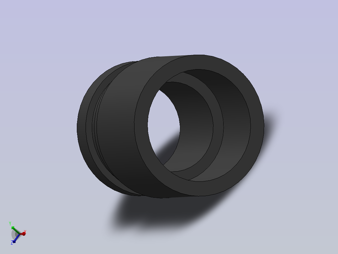 COUPLING_DN50-50_PN10_U-PVC_0主视图