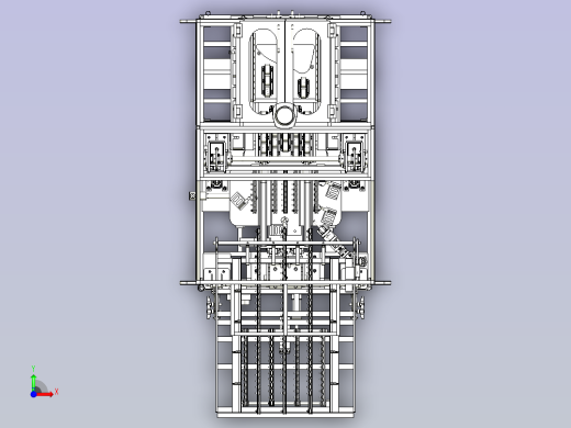 一款升降式滚轮输送机前视缩略图