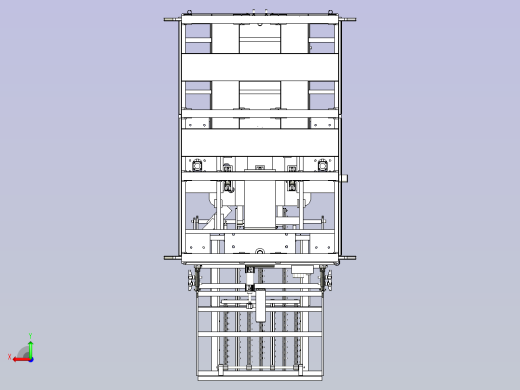 一款升降式滚轮输送机后视缩略图