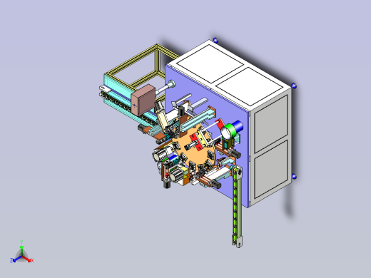 散热扇组装机3D图纸