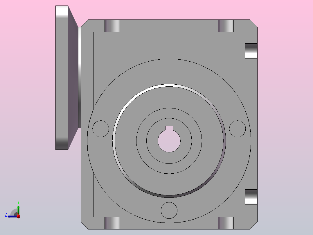 东洋电机RV025右视图