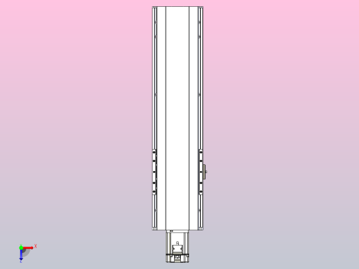 日规模组半封闭丝杆TPA-HNR-175D-2510C-L450-M-C-P75-N3俯视缩略图