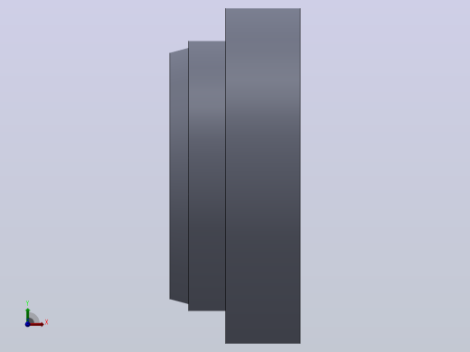 多套GBT107083往复运动用橡胶防尘密封圈3D模型Solidworks设计前视缩略图
