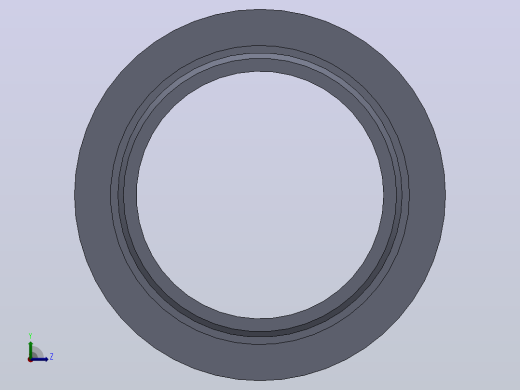 多套GBT107083往复运动用橡胶防尘密封圈3D模型Solidworks设计左视缩略图