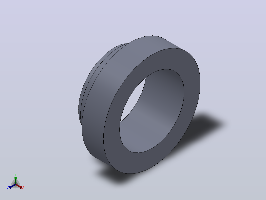 多套GBT107083往复运动用橡胶防尘密封圈3D模型Solidworks设计正等轴测图