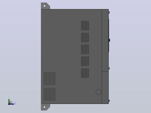 BD360通用高性能开环矢量变频器[BD360-015G╱018P-4]左视缩略图