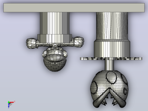 超级马里奥游戏 3D模型 STL文件俯视缩略图