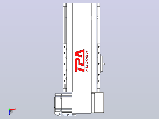 皮带直线轴半封闭可选导轨TPA-HNB-120D-110-L50-RP-C-P40-N3俯视缩略图
