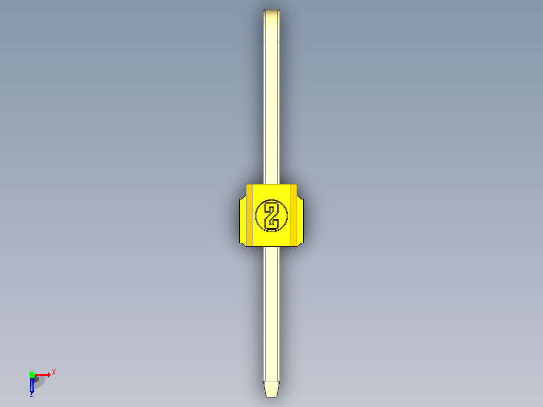 DS1022彩色排针 黄色 3x01p 100mil 类型D 版本1.0.zip.zip俯视图