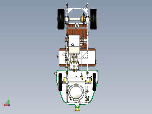 老式Clayton蒸汽卡车后视缩略图