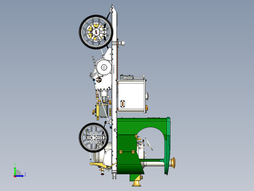 老式Clayton蒸汽卡车左视缩略图