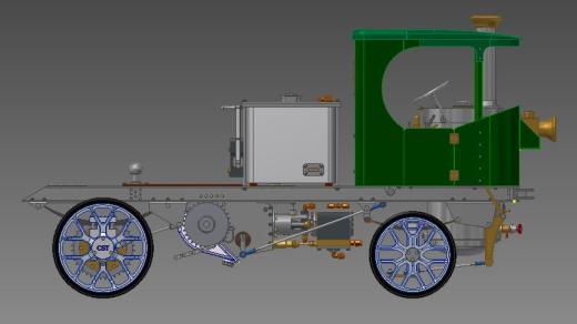 老式Clayton蒸汽卡车缩略图