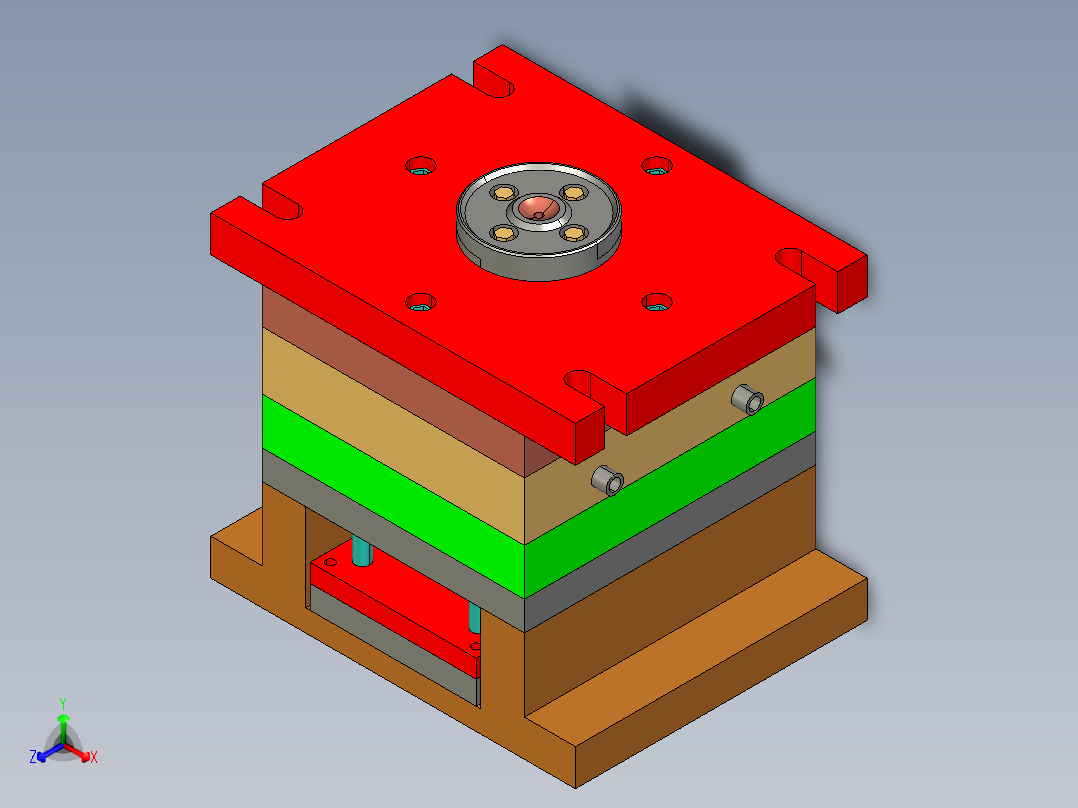 活动圈注塑模具设计