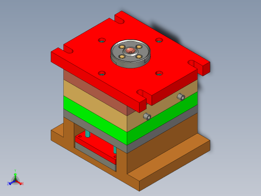 活动圈注塑模具设计
