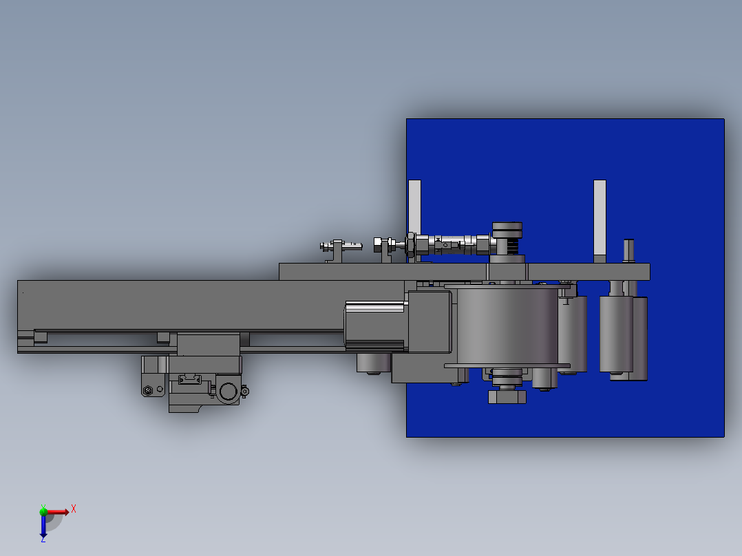 B24_贴膜机构设计俯视图