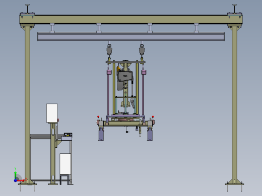 电池包下线KBK吊具拧紧工装1369657前视缩略图