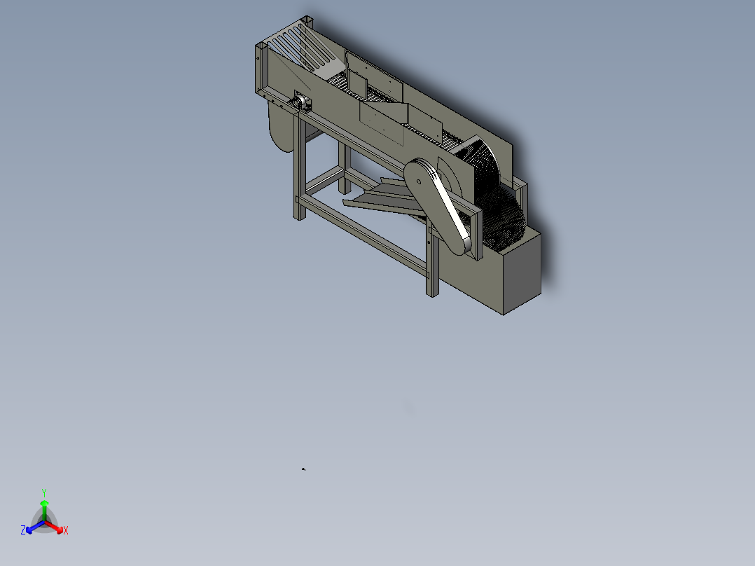 食堂餐具自动回收车的设计含13张CAD图+说明书