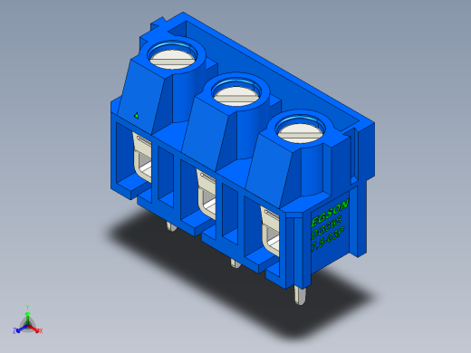 DEGSON DG365 系列 7.5mm 接线端子-DG365-7.5-03P-12-00AH