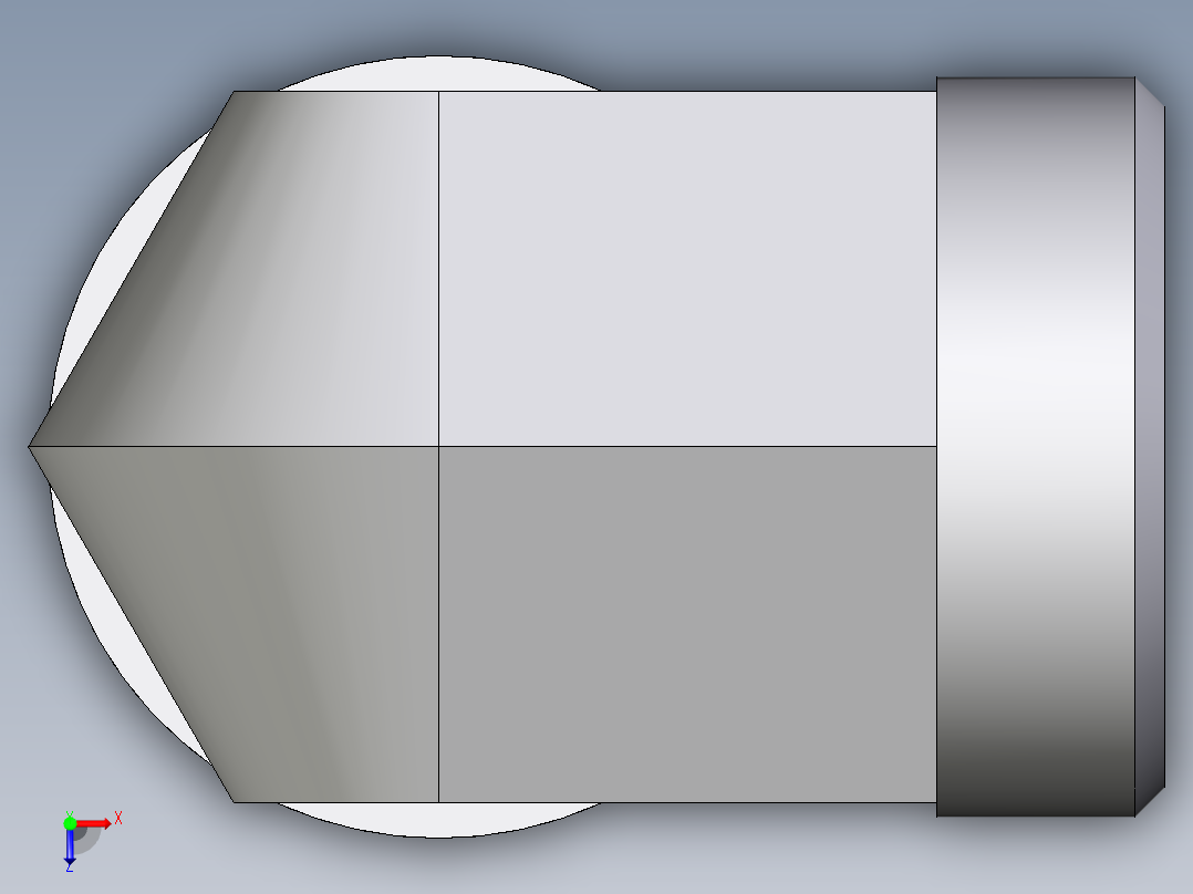 卡套式工业通用硬管接头EO_Male_stud_elbow_WE42LR71X俯视图
