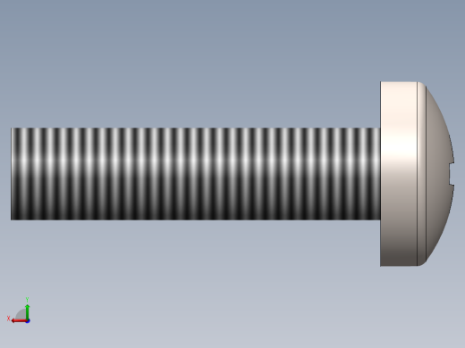 螺丝 M2 x 十字盘头-M2 x 8 Screw head.SLDPRT后视缩略图