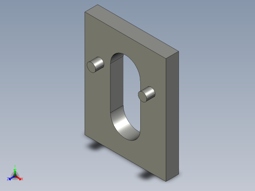 型材-BR 3MM SPACER FOR VARIOFIX BLOCK KJN094103正等轴测缩略图