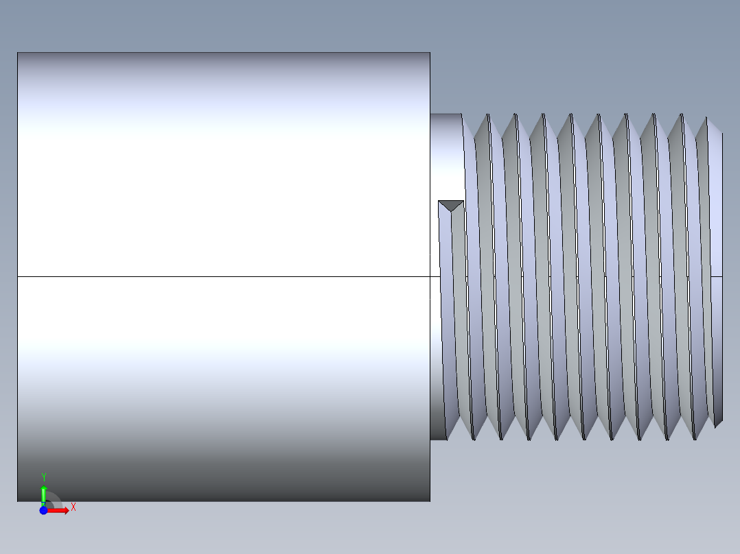 CPVC管件15-Sch80_MaleAdapter_SxMPT_9836-005 _0.5in前视图