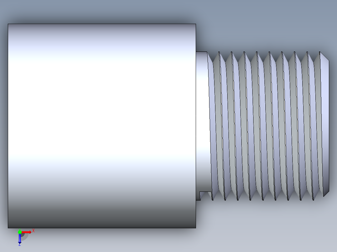 CPVC管件15-Sch80_MaleAdapter_SxMPT_9836-005 _0.5in俯视图